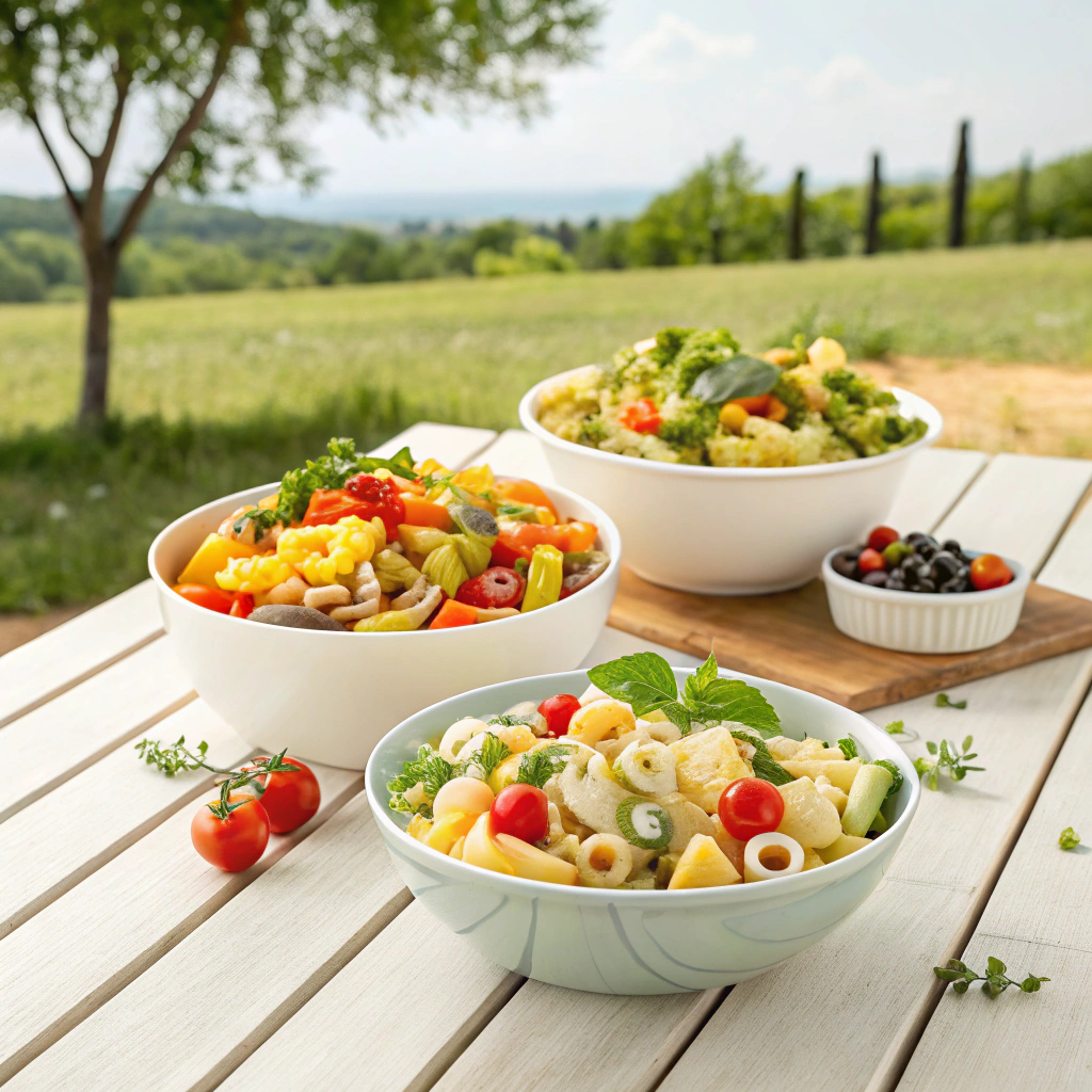 Summer Pasta Salad Picnic Spread Summer Pasta Salad Recipes: Easy & Refreshing Meals for Warm Days