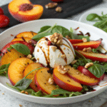 peach burrata salad Peach Burrata Salad: A Sweet and Creamy Summer Delight