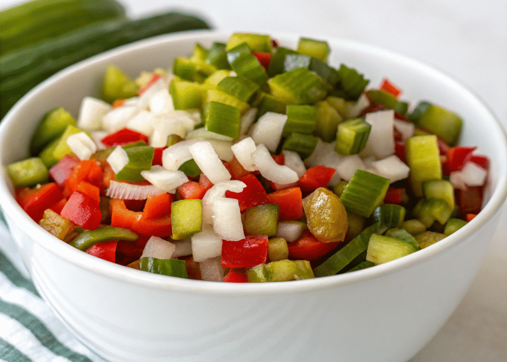 Ingredients for pickle salsa