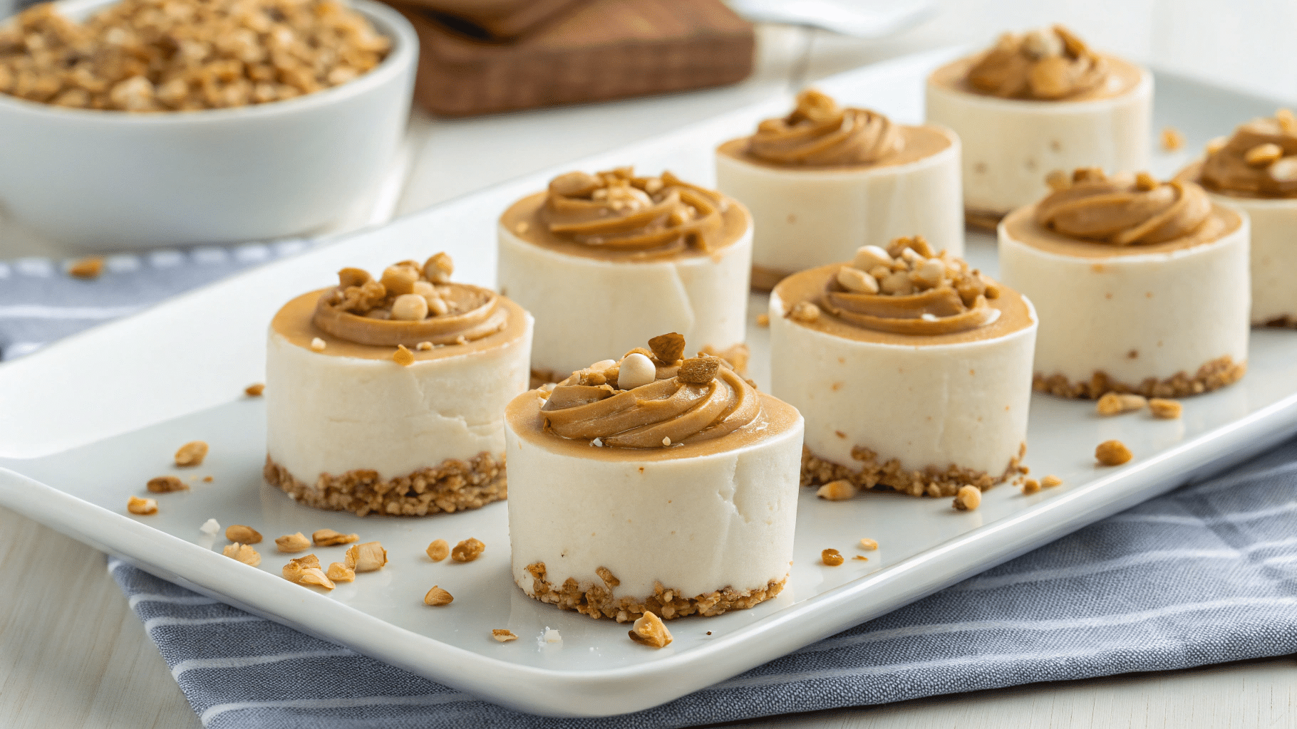 frozen greek yogurt peanut butter bites 1 Frozen Greek Yogurt Peanut Butter Bites