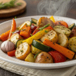 garlic roasted vegetables 1 Garlic Roasted Vegetables Recipe for Simple and Healthy Dinners
