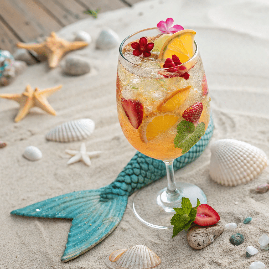 mermaid water mocktail Mermaid Water Mocktail: A Magical Ocean-Inspired Summer Drink