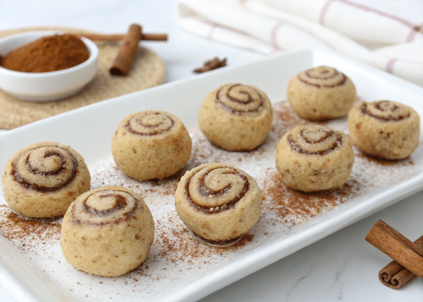 cinnamon roll energy balls Cinnamon Roll Energy Balls Recipe