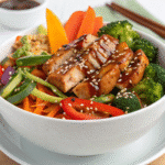 healthy teriyaki chicken veggie bowl Healthy Teriyaki Chicken Veggie Bowl