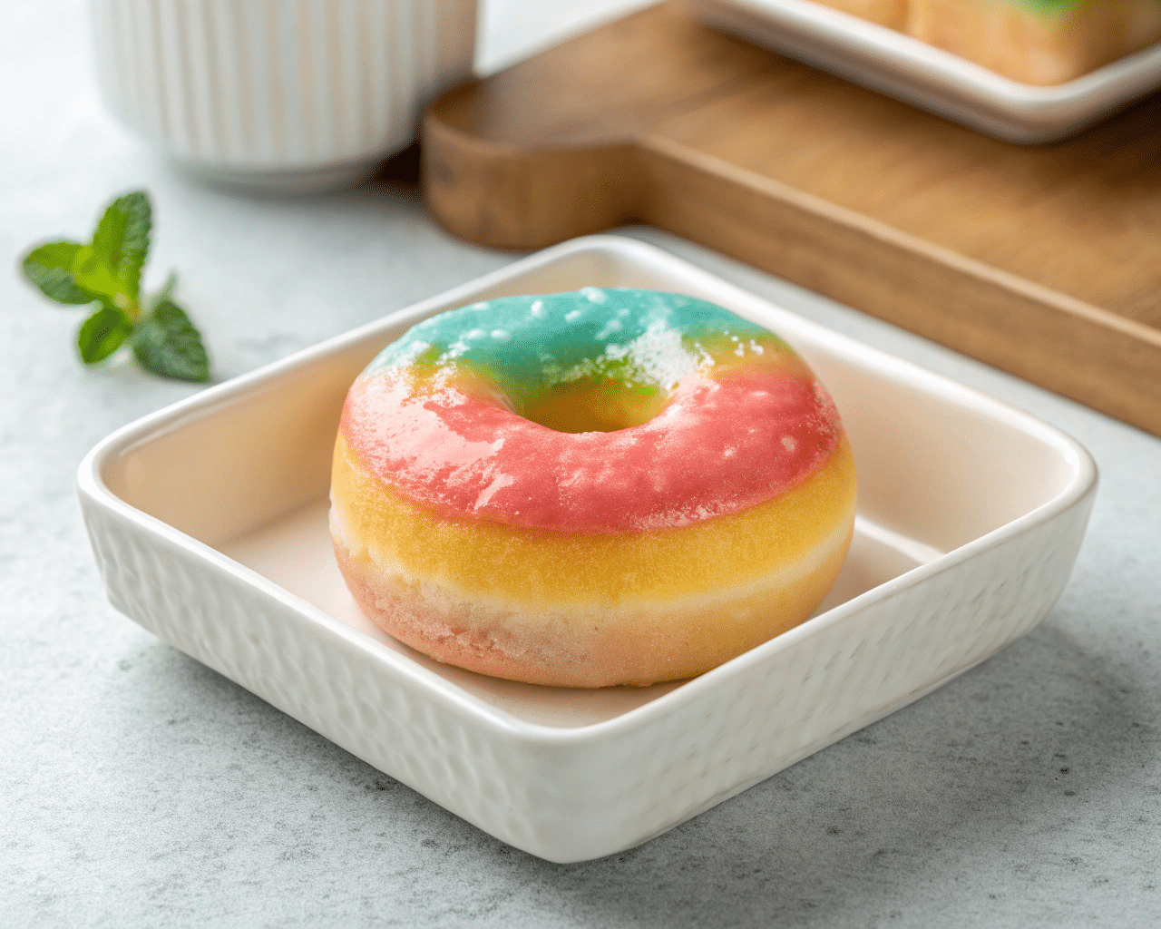 mochi donut in a dish Mochi donut recipe