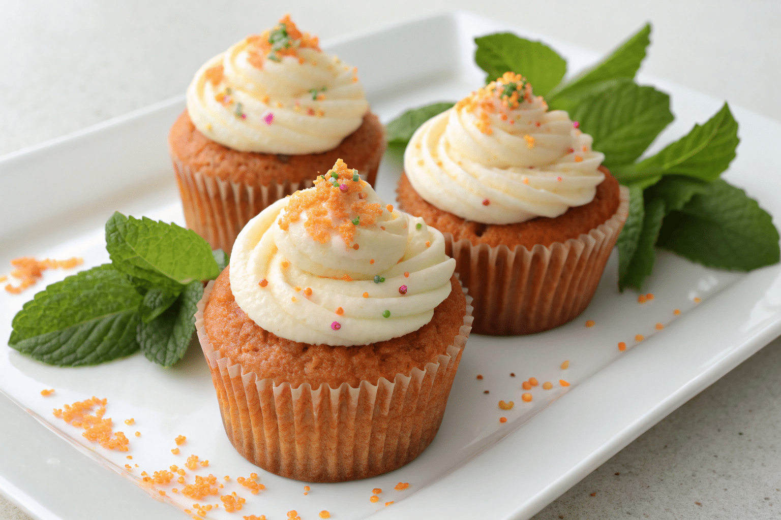 sweet potato cupcakes 1 Sweet Potato Cupcakes Recipe
