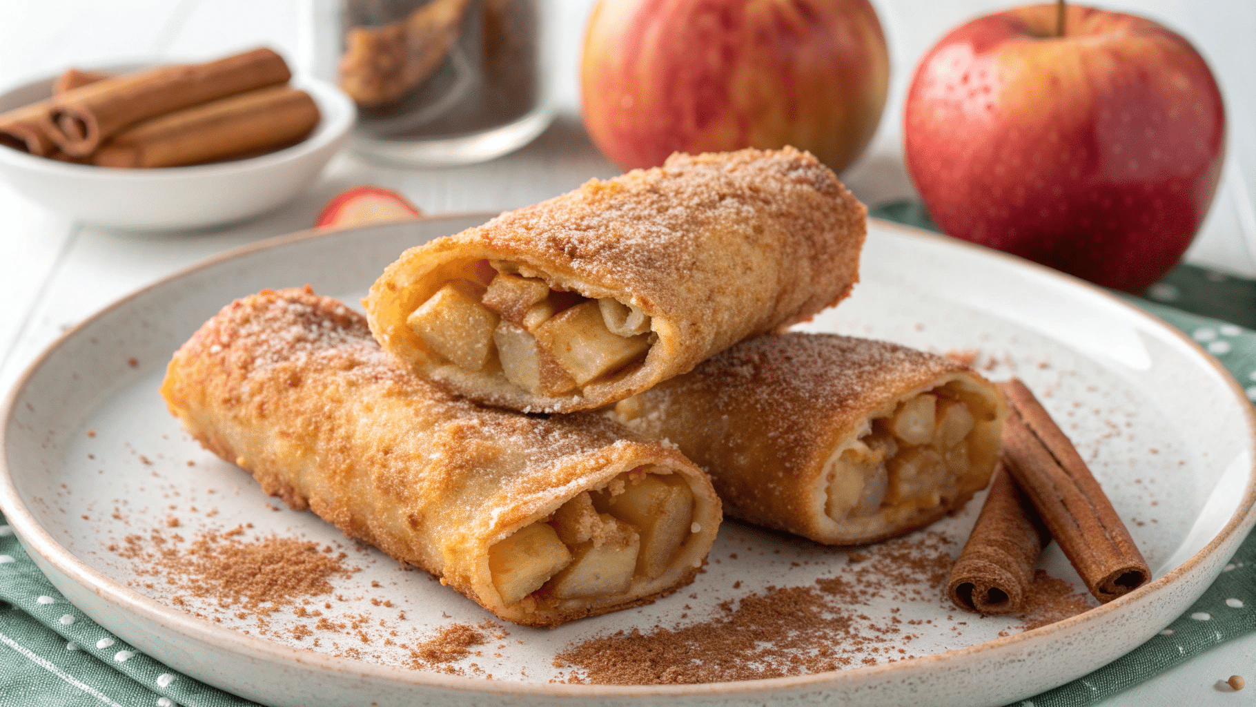 Apple Pie Egg Rolls: A Cozy Twist on a Classic Dessert