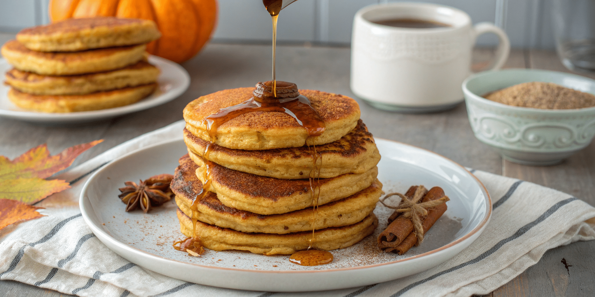 pumpkin pancakes 1 Fluffy Pumpkin Pancakes to Brighten Your Morning