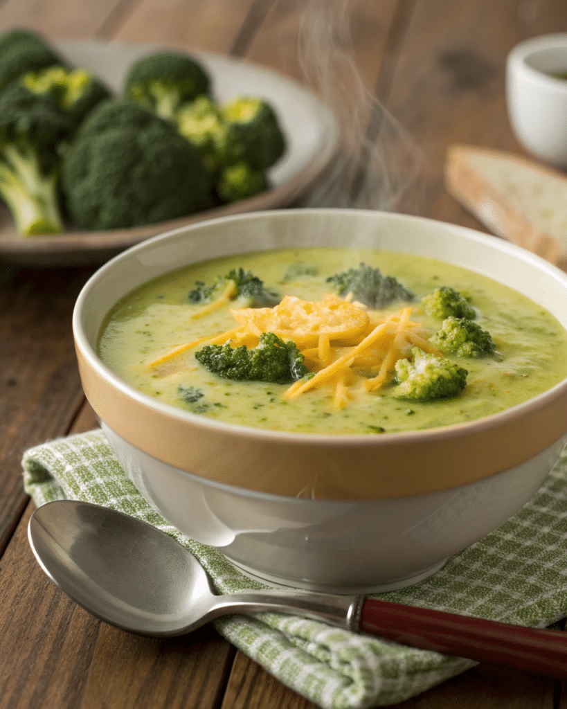 broccoli cheese soup easy 2 1 Broccoli Cheese Soup Easy – Creamy, Cheesy, and Quick