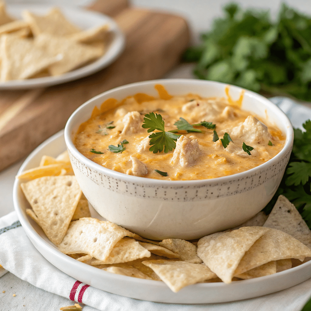 Buff Chicken Dip – Creamy, Spicy, and Crowd-Pleasing