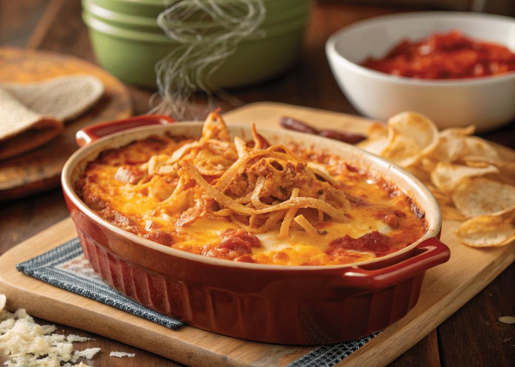 buffalo chicken dip oven 1 1 Healthy Buffalo Chicken Dip Oven