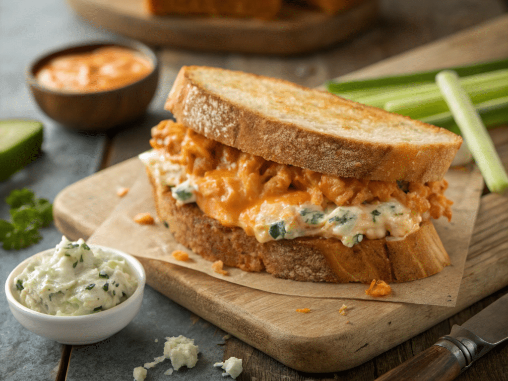 buffalo chicken dip sandwich 1 buffalo chicken dip sandwich