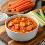 buffalo chicken wing dip Healthy Buffalo Chicken Wing Dip – Lightened Up and Delicious