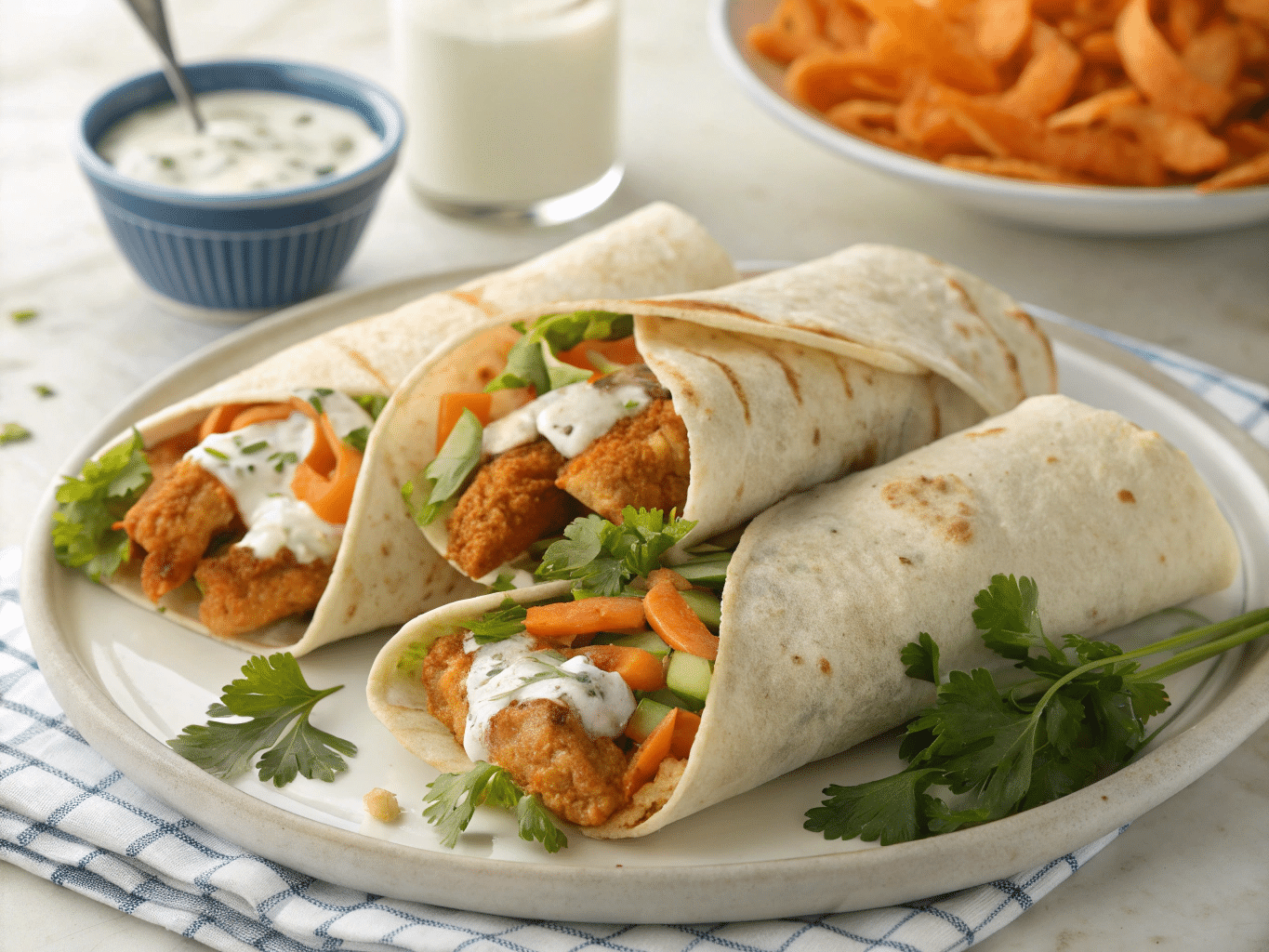 buffalo chicken wraps Buffalo Chicken Wraps: Easy-to-Make Wraps You’ll Love