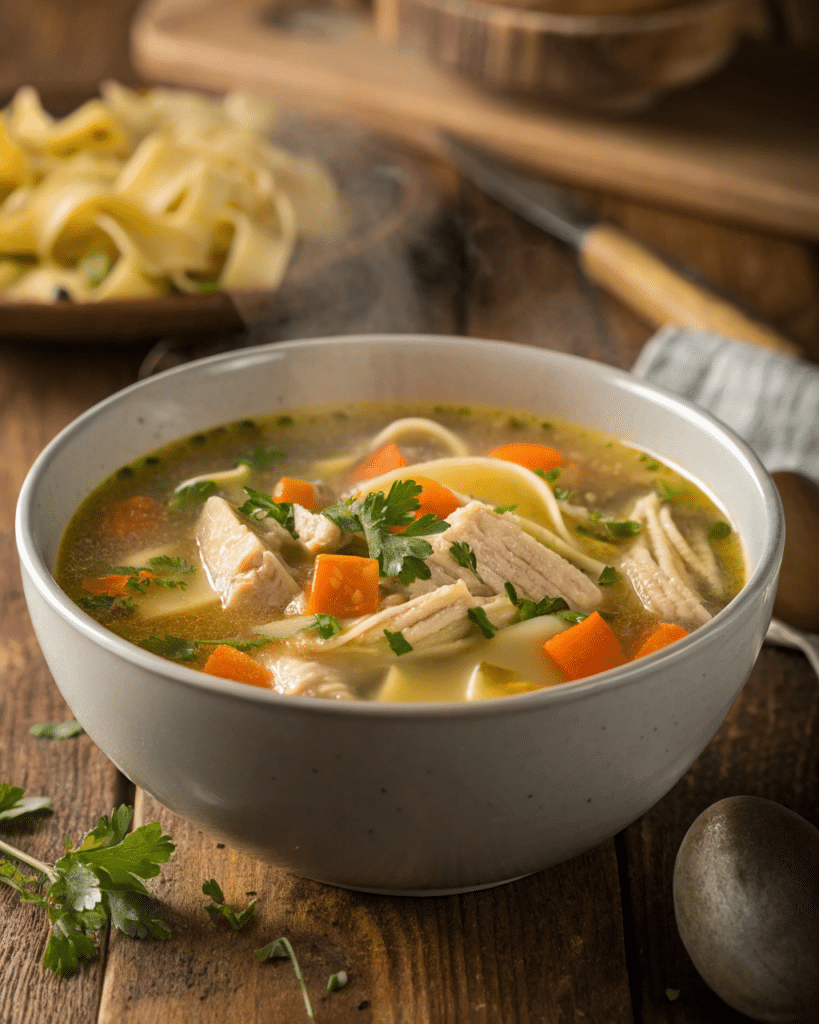 chicken noodle soup 1 1 Chicken Noodle Soup Recipe – Classic, Cozy, and Comforting