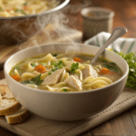 chicken noodle soup homemade 1 1 Chicken Noodle Soup Homemade – Classic, Comforting, and Full of Flavor