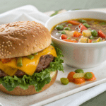 close up of hamburger vegetable soup easy 3 Hamburger Vegetable Soup Easy: A Warm, Hearty Soup That’s Simple and Delicious