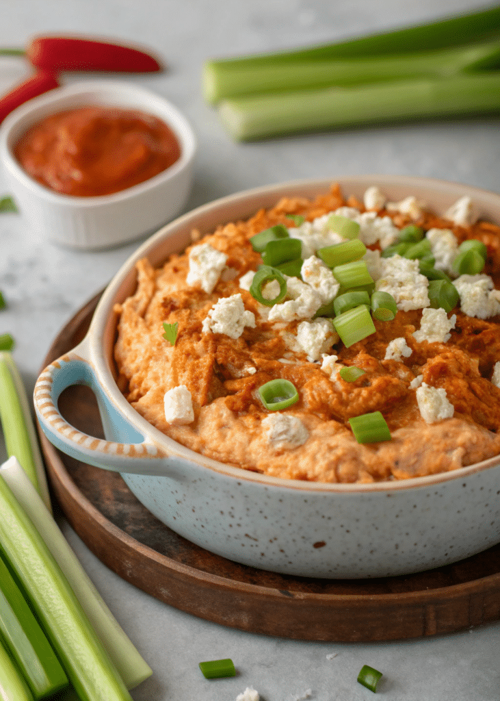 cottage cheese buffalo chicken dip 1 1 Cottage Cheese Buffalo Chicken Dip