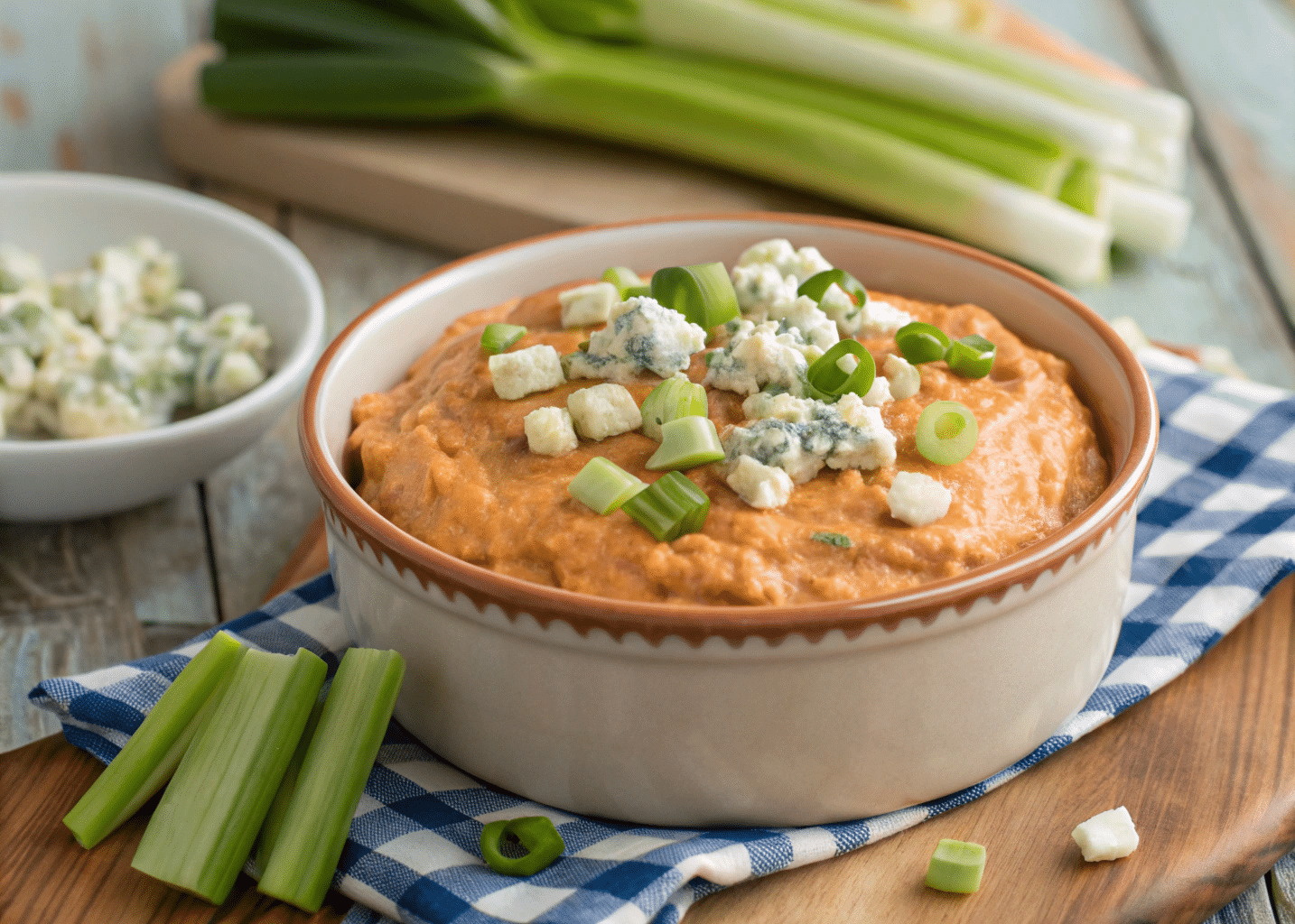cottage cheese buffalo chicken dip 2 Cottage Cheese Buffalo Chicken Dip: A Creamy, Guilt-Free Game-Day Favorite