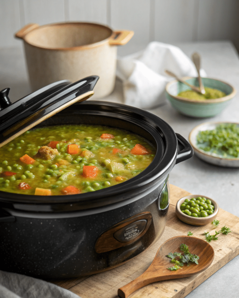 split pea soup crockpot 1 Split Pea Soup Crockpot – Cozy, Slow-Cooked Comfort You’ll Love