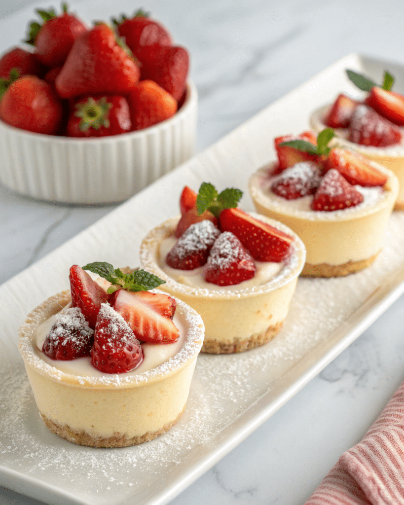 strawberry cheesecake cups 1 Strawberry Cheesecake Cups