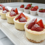 strawberry cheesecake cups Strawberry Cheesecake Cups
