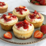 strawberry cheesecake muffins Strawberry Cheesecake Muffins