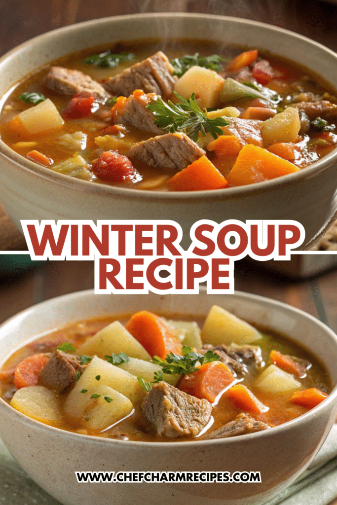 turkey soup 1 Winter Soup Recipe – Cozy and Hearty Homemade Soup for Cold Days