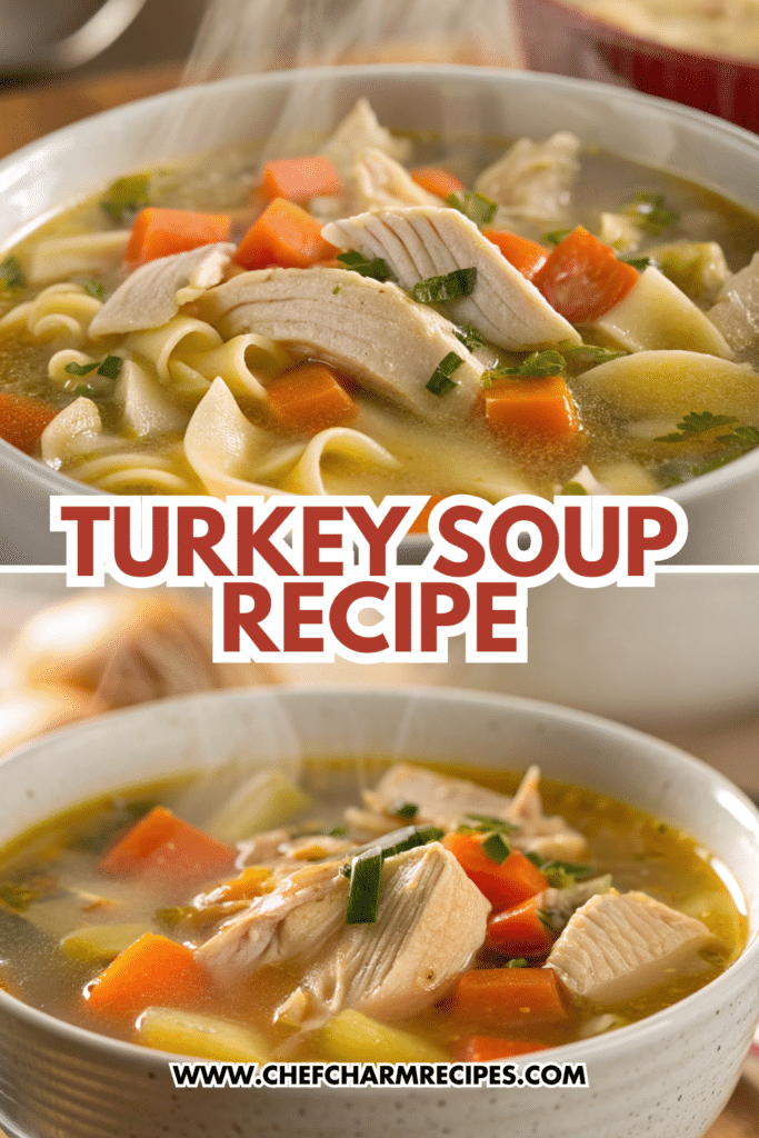 turkey soup The Best Turkey Soup Recipe: Cozy, Hearty, and Full of Flavor